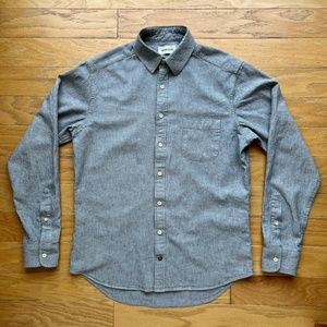 Taylor Stitch California in Gray Mini Stripe (size 40)